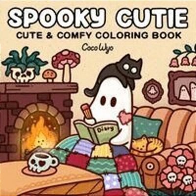 Spooky Cutie: Coloring Book For Adults And Kids-..