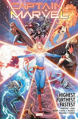 Captain Marvel: Highest, Furthest, Fastest Omnibus Carmen Carnero Cover-..