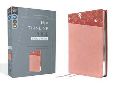 Niv, Thinline Bible, Large Print, Leathersoft, Pink, Red Letter, Comfort Print-..