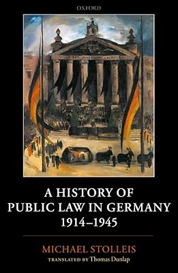 A History Of Public Law In Germany 1914-1945-..