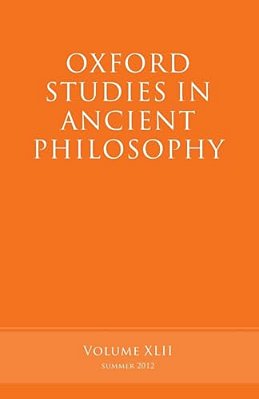 Oxford Studies In Ancient Philosophy: Volume 42-..