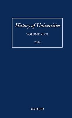 History Of Universities: Volume XIX/1-..