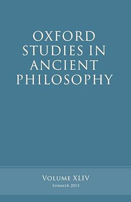 Oxford Studies In Ancient Philosophy: Volume 44-..