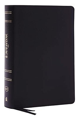 Kjv, The Woman's Study Bible, Black Genuine Leather, Red Letter, Full-Color Edition, Comfort Print (Thumb Indexed): Receiving God's Truth For Balance,-..