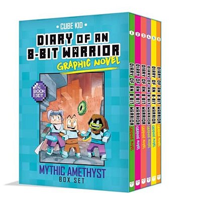 Diary Of An 8-Bit Warrior Graphic Novel Mythic Amethyst Box Set-..