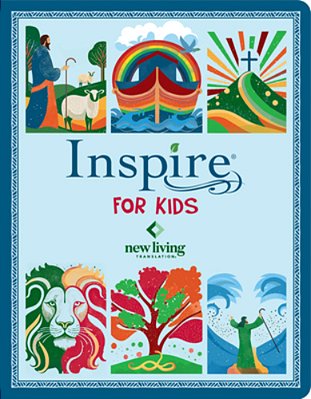 Inspire Bible For Kids Nlt (Softcover): The Bible For Coloring & Creative Journaling-..