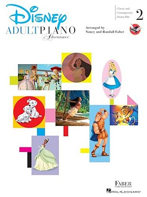 Adult Piano Adventures - Disney Book 2: Classic And Contemporary Disney Hits-..
