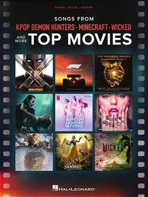 Songs From Kpop Demon Hunters, Minecraft, Wicked And More Top Movies - Piano/Vocal/guitar Songbook-..