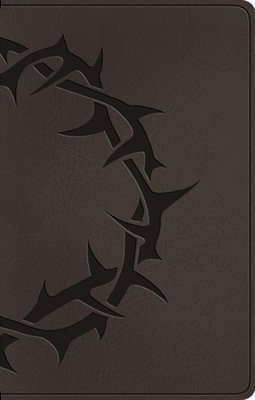 Esv Premium Gift Bible (Trutone, Charcoal, Crown Design)-..