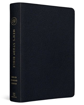 Esv Men's Study Bible (Genuine Leather, Black)-..