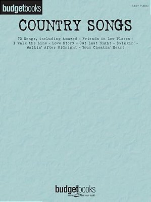 Country Songs: Budget Books-..