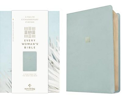 Nlt Every Woman's Bible, Filament Enabled (Leatherlike, Sky Blue, Red Letter)-..