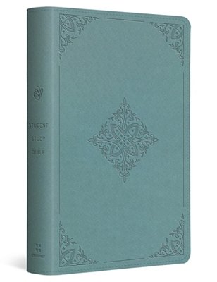 Esv Student Study Bible (Trutone, Paris Sky, Fleur-De-lis Design)-..