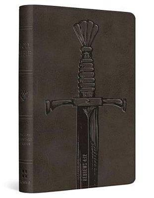 Esv Compact Bible (Trutone, Silver, Sword Design)-..
