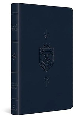 Esv Kid's Bible, Thinline, Red Letter (Trutone, Dark Blue, Lion Of Judah Design)-..