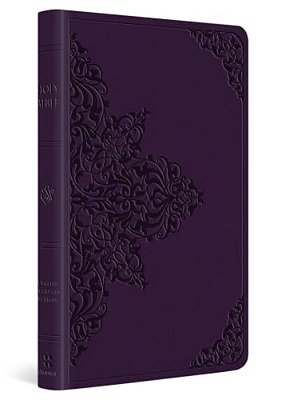 Esv Large Print Value Thinline Bible (Trutone, Lavender, Filigree Design)-..