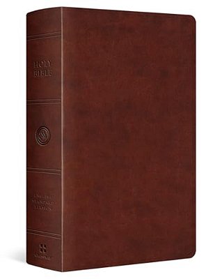 Esv Giant Print Personal Size Bible, Red Letter (Trutone, Chestnut)-..