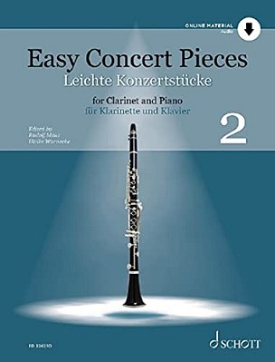 Easy Concert Pieces, Volume 2 - 22 Pieces From 4 Centuries Book With Audio Online-..