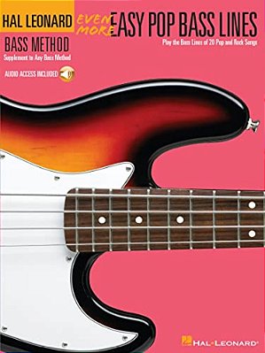 Even More Easy Pop Bass Lines - Hal Leonard Bass Method Book/Online Audio-..