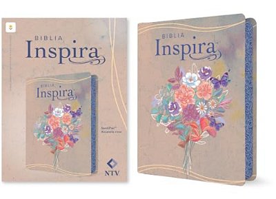 Biblia Inspira Ntv Con Filament (Sentipiel, Acuarela Rosa)-..