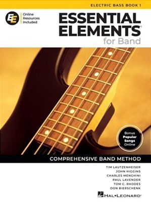 Essential Elements For Band Electric Bass Book 1 With Eei Online Resources Electric Bass Method Songbook And Sheet Music For School Band Students And-..