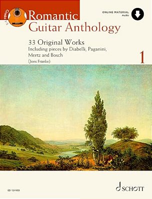 Romantic Guitar Anthology - Volume 1 33 Original Works Including Works By Diabelli, Paganini, Mertz And Bosch - Book/Online Audio-..
