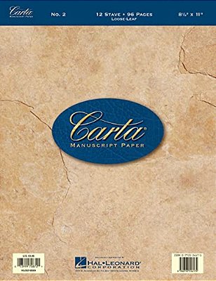 Carta Manuscript Paper No. 2 - Basic-..