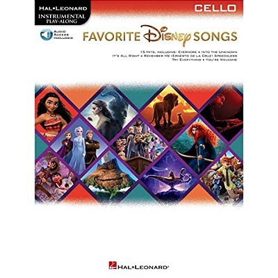 Favorite Disney Songs: Instrumental Play-Along For Cello-..