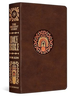 Esv The Biggest Story Holy Bible For Kids (Trutone, Brown, Living Hope Design, Thumb Indexed)-..