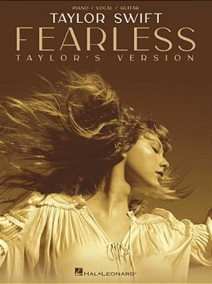Taylor Swift - Fearless (Taylor's Version) Piano/Vocal/guitar Songbook - Taylor Swift Sheet Music Bo-..