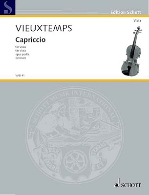 Capriccio, Op. Posthumous: For Solo Viola-..