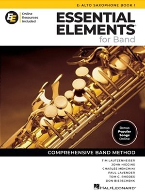 Essential Elements For Band - Eb Alto Saxophone Book 1 With Eei Online Resources Eb Alto Sax Method Songbook And Sheet Music For School Band Students-..