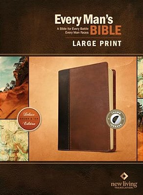 Every Man's Bible Nlt, Large Print, Tutone-..