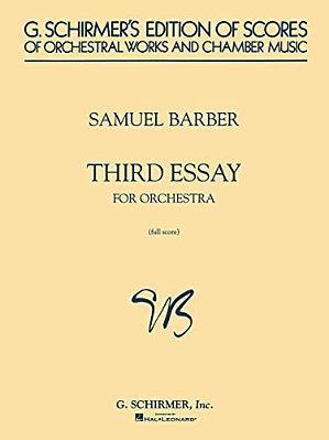 Third Essay: For Orchestra Full Score-..
