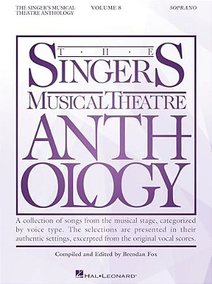 Singer's Musical Theatre Anthology - Volume 8: Soprano Book Vocal Collection Sheet Music With Piano Accompaniment Broadway Musical Songs From Waitress-..
