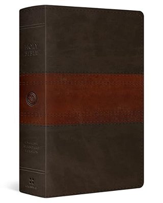 Esv Giant Print Personal Size Bible, Red Letter (Trutone, Forest/Tan, Trail Design)-..