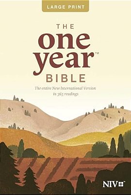 One Year Bible-Niv-premium Slimline Large Print-..