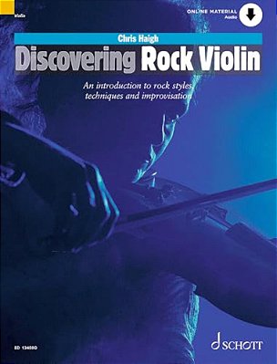 Discovering Rock Violin-An Introduction To Rock Style, Techniques, And Improvisation Book With Material Online-..