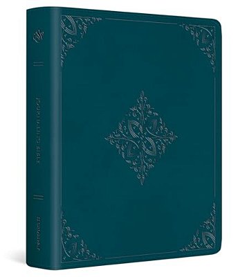 Esv Journaling Bible (Trutone, Deep Teal, Fleur-De-lis Design)-..
