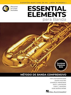 Essential Elements Para Banda - Saxofon Baritone En Mib Libro Numero 1 - Recursos En Linea Incluido-..