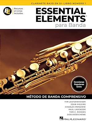 Essential Elements Para Banda - Clarinete Bajo En Mib Libro Numero 1 - Recursos En Linea Incluidos-..