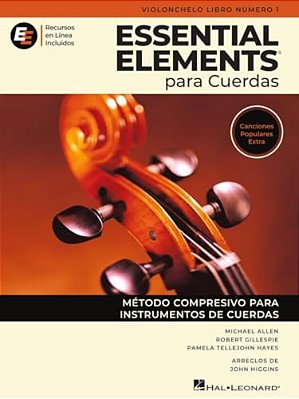 Essential Elements Para Cuerdas - Violonchelo Libro Numero 1 - Recursos En Linea Incluidos-..