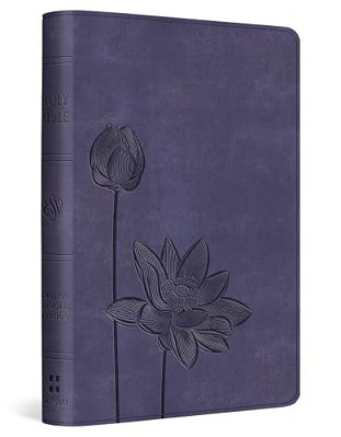 Esv Compact Bible (Trutone, Lavender, Bloom Design)-..