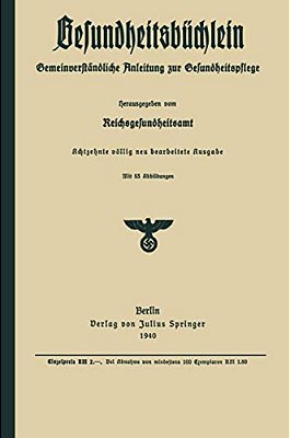 Gesundheitsbüchlein: Gemeinverständliche Anleitung Zur Gesundheitspflege-..