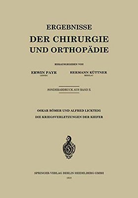 Die Kriegsverletzungen Der Kiefer-..