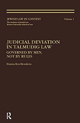 Judicial Deviation In Talmudic Law-..