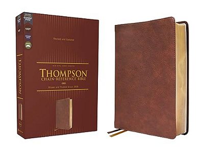 Nkjv, Thompson Chain-Reference Bible, Leathersoft, Brown, Red Letter, Comfort Print-..
