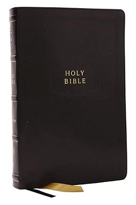 Kjv Holy Bible With Apocrypha And 73,000 Center-Column Cross References, Black Leathersoft, Red Letter, Comfort Print (Thumb Indexed): King James Vers-..