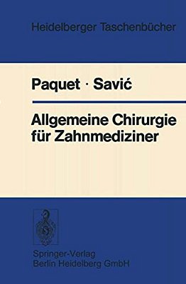 Allgemeine Chirurgie Für Zahnmediziner-..
