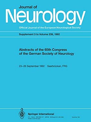 Abstracts Of The 65Th Congress Of The German Society Of Neurology-..
